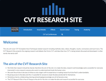 Tablet Screenshot of cvtresearch.com